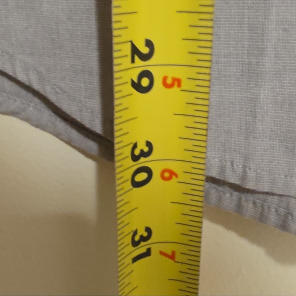 Croft & Barrow Men's Dress Shirt L Regular Gray Button-Down Easy Care Pockets - Picture 5 of 7